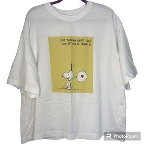 Peanuts Snoopy 100% cotton Sz XXL t-shirt